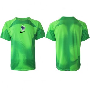 Maillot de foot France Gardien de but Extérieur Monde 2022 Manches Courte